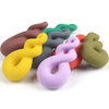Silicone Teething Necklace — Caregiver-Worn Infinity Pendant with Breakaway Safety Clasp