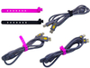 Reusable Silicone Cable Tie Organizer Band – 7-Hole Adjustable, Food Grade, Custom Logo | OEM Wholesale