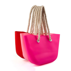 Custom Silicone Tote Beach Bag – Waterproof Fashion Handbag Manufacturer