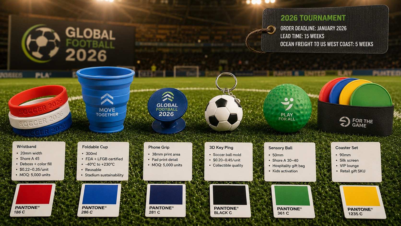 FIFA 2026 Promotional Merchandise: Silicone Gift Options for Brands