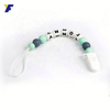 Personalized Silicone Pacifier Clip Chain – Custom Name Letter Beads, BPA Free | OEM Wholesale