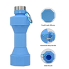  Silicone Dumbbell Water Bottles — Gym Novelty Gift, Anti-Slip Grip, Custom-Branded