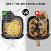 Silicone Air Fryer Accessories Set 3-in-1 – Collapsible Liner, 7-Cup Muffin Pan & 4-Cup Egg Bite Mold with Steel Frame