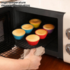 Reusable Silicone Muffin Cups & Air Fryer Cupcake Liners – Non-Stick BPA-Free Baking Molds for Oven, Microwave & Air Fryer | OEM Custom Color & Logo