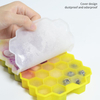 37-Cube Honeycomb Silicone Ice Tray with Lid – BPA Free Mini Ice Mold for Drinks, Custom OEM/ODM Available