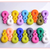 Silicone Teething Necklace — Caregiver-Worn Infinity Pendant with Breakaway Safety Clasp