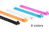 Reusable Silicone Cable Tie Organizer Band – 7-Hole Adjustable, Food Grade, Custom Logo | OEM Wholesale