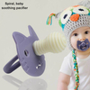 Custom Cat-Shaped Silicone Pacifier — Day & Night Dual-Head Design for Newborns 0-6m | EN 1400 & CPC Certified OEM