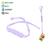 Silicone Monster Anti-Drop Pacifier Chain – One-Piece Food Grade, BPA Free, OEM Wholesale