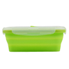 BPA Free Collapsible Silicone Lunch Box 800ml – Leakproof Foldable Food Container with PP Lid for Office, School & Outdoor | OEM Custom