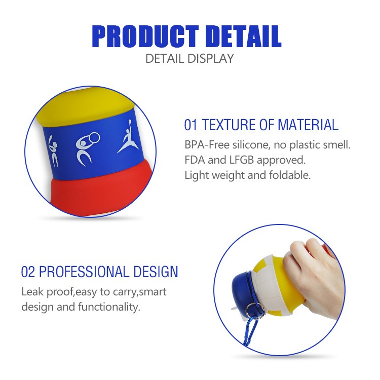 Volleyball Shape Collapsible Silicone Water Bottle (4).jpg