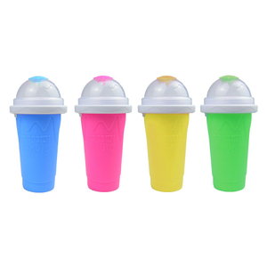 Food Grade Silicone Slushy Squeeze Cup – Instant Frozen Drink Maker with Built-In Ice Pack | Custom OEM Available