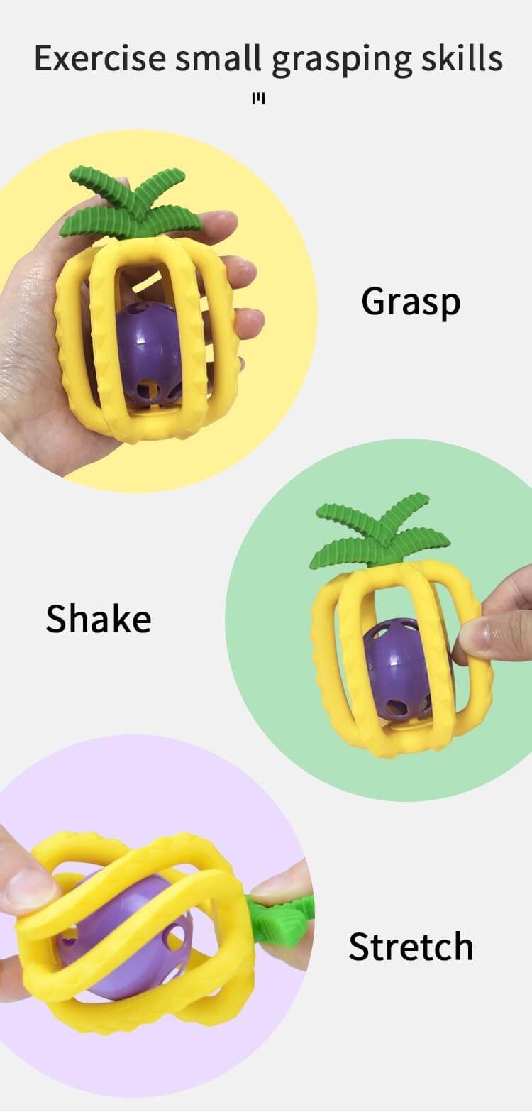Siliocne Pineapple Teether (2).jpg