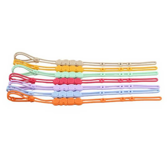 Monster Shaped Silicone Toy Straps — Double-Cord, All-Silicone Snap Closure, 8+ Colors | EN 12586 Declared, FDA & EN 71-3 Certified OEM Manufacturer