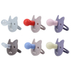Custom Cat-Shaped Silicone Pacifier — Day & Night Dual-Head Design for Newborns 0-6m | EN 1400 & CPC Certified OEM