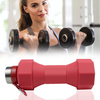  Silicone Dumbbell Water Bottles — Gym Novelty Gift, Anti-Slip Grip, Custom-Branded