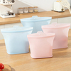 Custom Reusable Self-Sealing Food-Grade Silicone Storage Bag