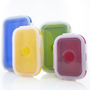 Custom Food-Grade Silicone Collapsible Lunch Box Set