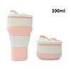 Silicone Collapsible Coffee Cup Set – Parent & Child 550ml + 300ml, Foldable Travel Mug, BPA Free , OEM Wholesale