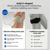 3D Airbag Silicone Patella Strap – Adjustable Knee Support Band with Airfoil Pad & Self-Locking Buckle for Running, Fitness & Sports | OEM Custom Logo