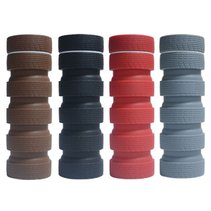 Tyre Shape Collapsible Silicone Water Bottle – 750ml BPA-Free Foldable Sports Bottle | Custom Logo OEM