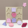 Custom Silicone Geometric Puzzle Blocks – Baby Educational Toy Manufacturer