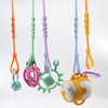 Monster Shaped Silicone Toy Straps — Double-Cord, All-Silicone Snap Closure, 8+ Colors | EN 12586 Declared, FDA & EN 71-3 Certified OEM Manufacturer