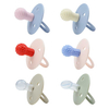 Round Pacifier — 3-Teat Modular System (Round / Strawberry / Spiral), PP-Shield Hybrid, 6 Twin-Color Combinations | EN 1400 & CPC Certified OEM Manufacturer